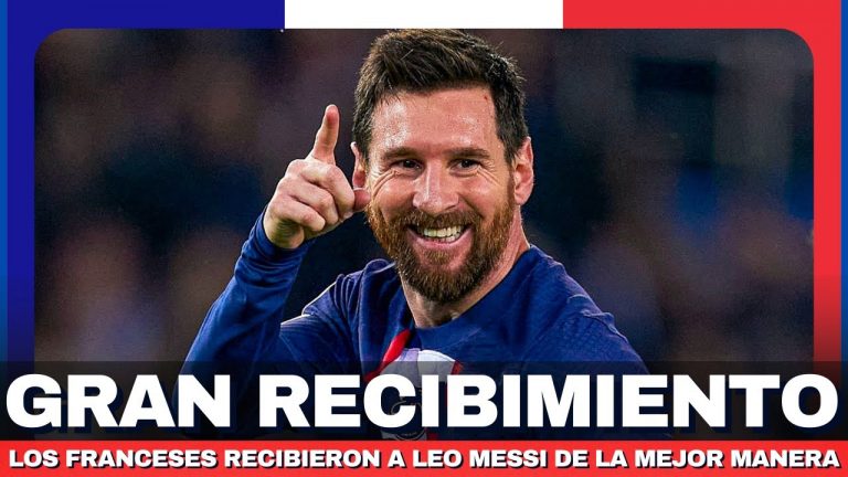 Leo Messi FUE OVACIONADO cuando apareció en la pantalla 😍 | Muy bien por los franceses